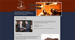 Desktop Screenshot of micklelaw.com
